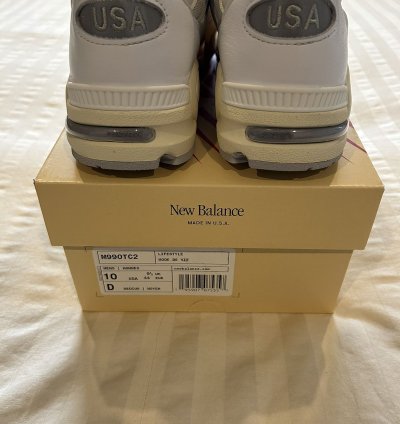New Balance Teddy Santis 990v2 Sea Salt Size 10