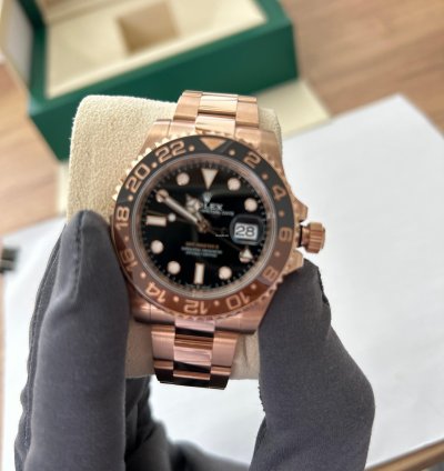 Rolex Gmt-master Ii Rootbeer 126715chnr