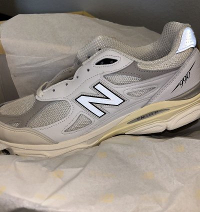 New Balance Teddy Santis 990v3 Sea Salt Size 10