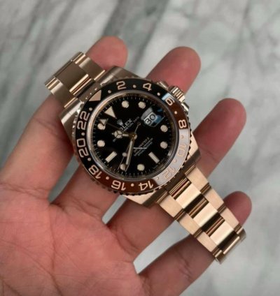 Rolex Gmt-master Ii Rootbeer 18k Rose Gold Bnib 2025