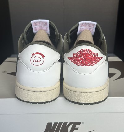 Size 10 - Jordan 1 Low Travis Scott Medium Olive Dm7866-200