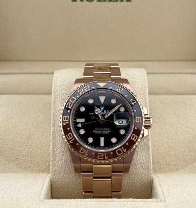 Rolex Gmt-master Ii Rootbeer Full Rose Gold