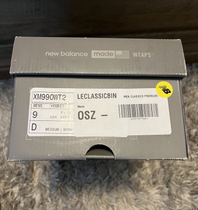 New Balance Wtaps 990v2