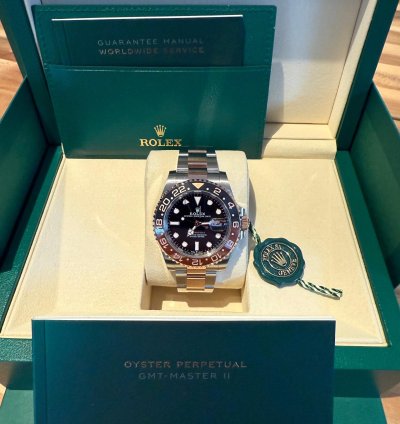Rolex Gmt-master Ii Rootbeer Full Set