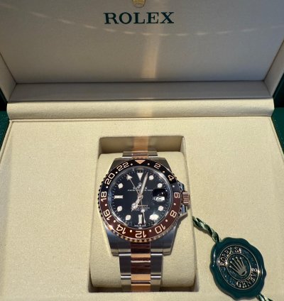 Rolex Gmt-master Ii Rootbeer Full Set