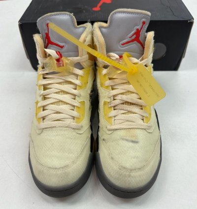 Size 10 - Nike Air Jordan 5 Retro Off-white Sail Dh8565-100