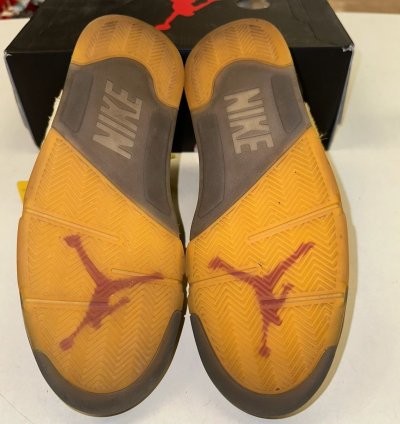 Size 10 - Nike Air Jordan 5 Retro Off-white Sail Dh8565-100