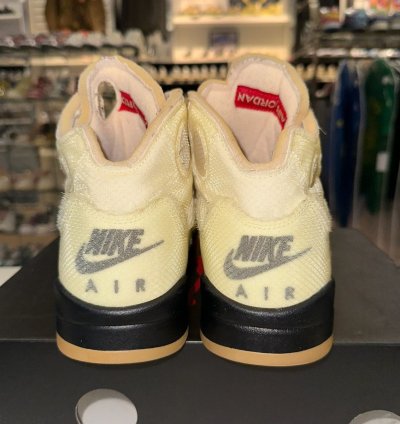 Size 10 - Nike Air Jordan 5 Sp Off-white Sail dh8565-100