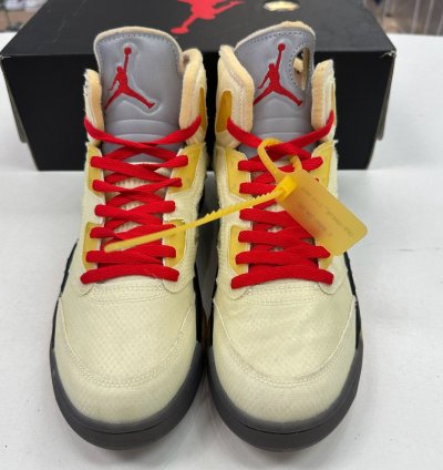 Size 10 - Nike Air Jordan 5 Sp Off-white Sail dh8565-100