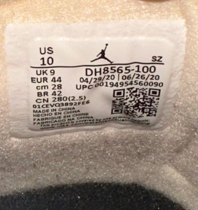 Size 10 - Nike Air Jordan 5 Sp Off-white Sail dh8565-100