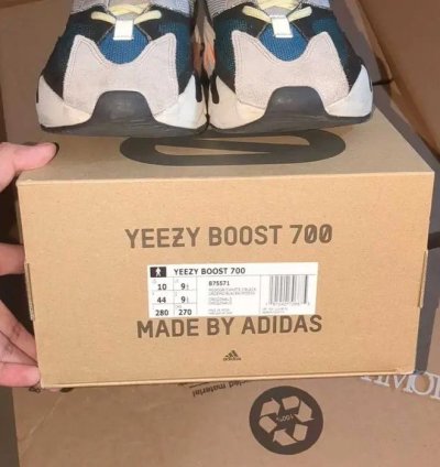 Adidas Yeezy Boost 700 Wave Runner Size 10 Us Men Box
