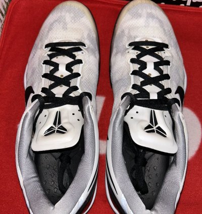 Nike Kobe 8 Tb White Black 599520-111 Size 14