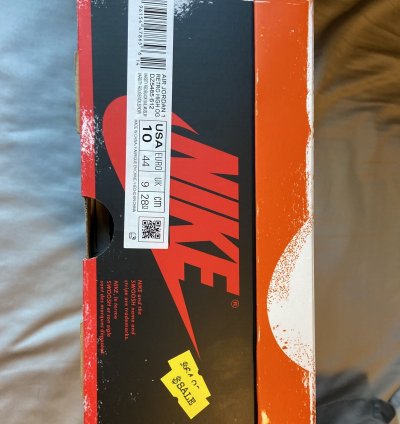 Size 10 Air Jordan 1 High Lost Found