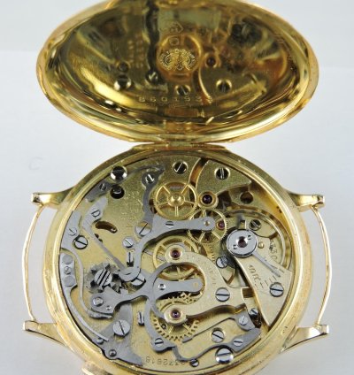 Omega Classic Cal 33 3 18k Oversized Monopusher Chronograph - Monopulsante Monopoussoir