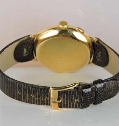 Omega Classic Cal 33 3 18k Oversized Monopusher Chronograph - Monopulsante Monopoussoir