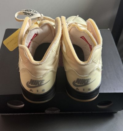 Size 10 Off-white Jordan 5