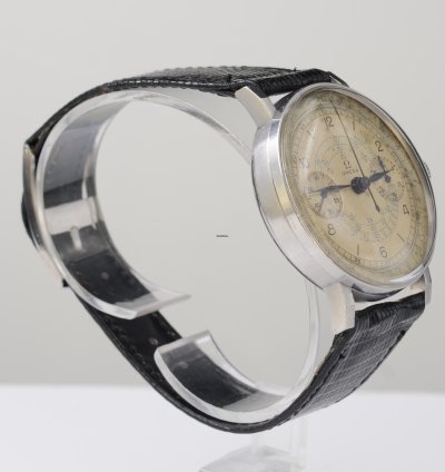Omega Classic Chronograph Ck 987 Staybrite Silver Dial Caliber 33 3 Chro 1941