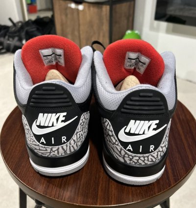 Size 11 - Jordan 3 Retro Og Mid Black Cement 2018 Vnds