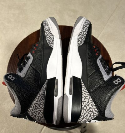 Size 11 - Jordan 3 Retro Og Mid Black Cement 2018 Vnds