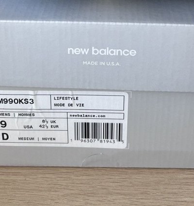 Ronnie Fieg Kith New Balance 990v3 Steel Blue