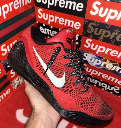 Nike Kobe 9 Elite Low University Red 639045-600 Size 13