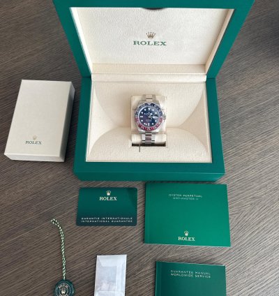 Rolex Gmt-master Ii Set Complet Et Montre Datant De Mai 2024