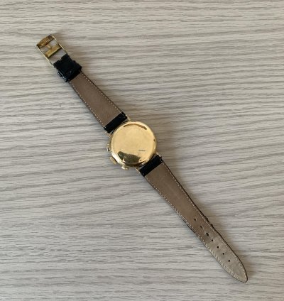 Omega Classic Chronograph Oversize 37mm Caliber 33 3 Chro Yellow Gold 18kt 1941