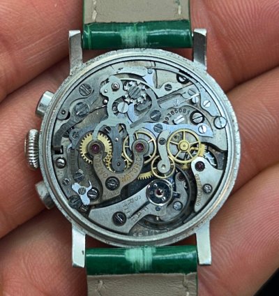 Omega Classic Ck 2078 Rare And Attractive Stainless Steel Chronograph Wristwatch