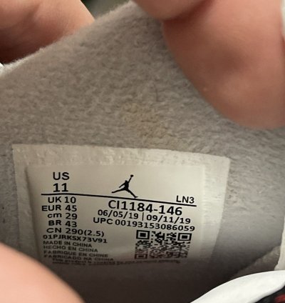 Size 11 - Jordan 4 Retro What The 4 Fire Red Military Blue