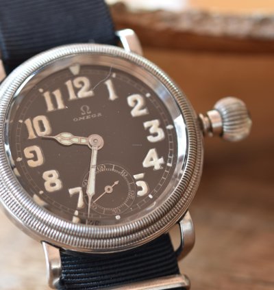 Omega Classic Ck700 Military Extremely Rare German Pilot Vintage Luftwaffe