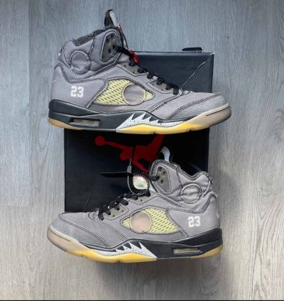 Size 11 - Nike Air Jordan 5 Retro Sp Off-white Muslin Black
