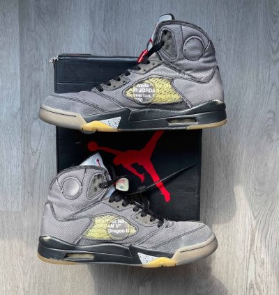 Size 11 - Nike Air Jordan 5 Retro Sp Off-white Muslin Black
