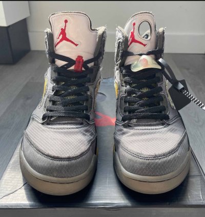 Size 11 - Nike Air Jordan 5 Retro Sp Off-white Muslin Black