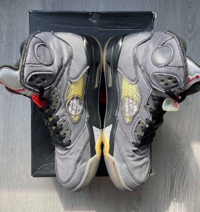 Size 11 - Nike Air Jordan 5 Retro Sp Off-white Muslin Black