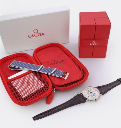 Omega Classic Jumbo Sport Racing Chronograph Multicolored Multiscale Dial Cal 33 3 1930s