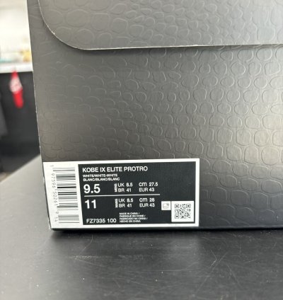 Nike Kobe 9 Elite Protro Halo Sz 9 5 2024