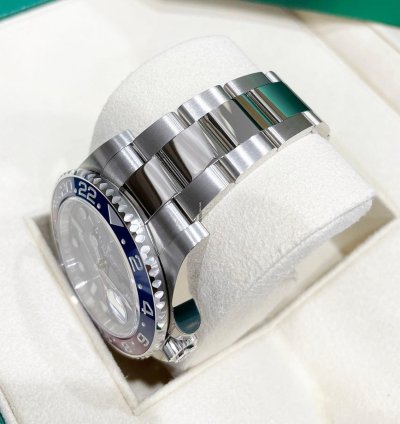 Rolex Gmt-master Ii Unworn 126719 Gmt-master Ii White Gold Pepsi Blue Dial Oyster Bracelet