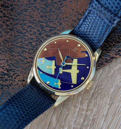 Omega Cloisonne Enamel Dial Air Force From 50s