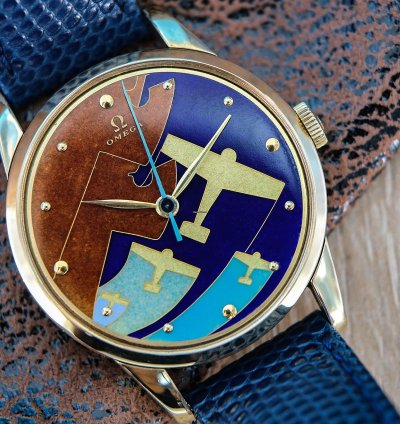 Omega Cloisonne Enamel Dial Air Force From 50s
