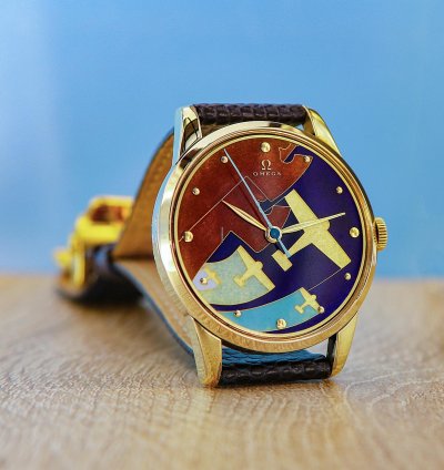 Omega Cloisonne Enamel Dial Air Force From 50s