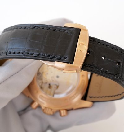 Omega Co-axial Chronoscope 18k Rose Gold Chronograph 41