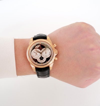 Omega Co-axial Chronoscope 18k Rose Gold Chronograph 41