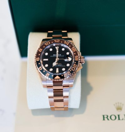 Rolex Gmt-master Ii Unworn 2023 Mint Rootbeer Complete Set Ever 126715chnr