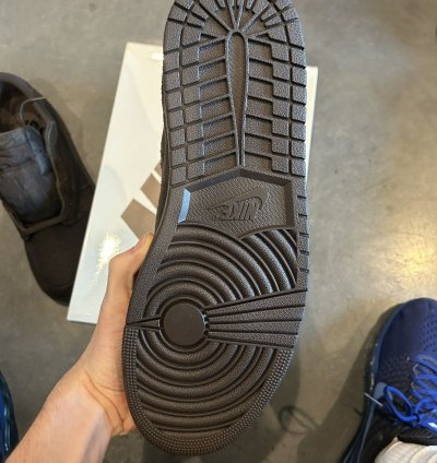 Size 11 Travis Scott Air Jordan 1 Velvet Brown