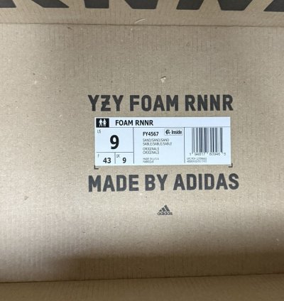 Adidas Yeezy Foam Runner Sand 9 Men