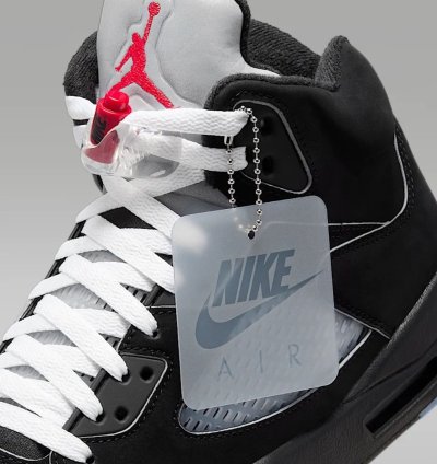 Size 11- Air Jordan 5 Retro Og Black Metallic Reimagined