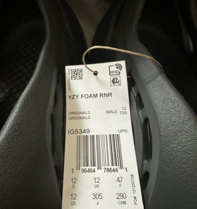 Adidas Yeezy Foam Runners Carbon