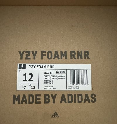Adidas Yeezy Foam Runners Carbon
