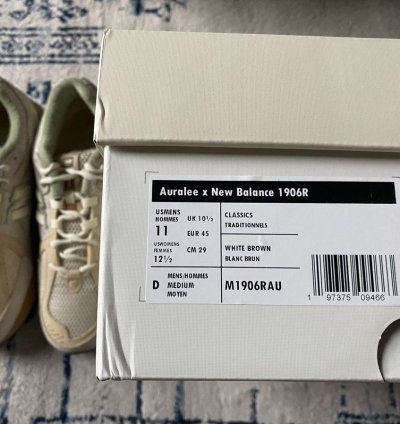 Size 11 New Balance 1906r Auralee Bone White Tan M1906rau