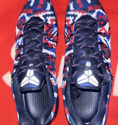 Nike Kobe 9 Em Low Indpendence Day 646701-104 Size 13